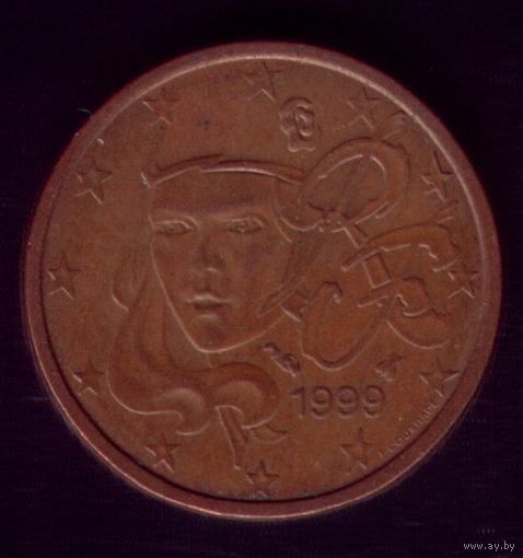 2 цента 1999 год Франция