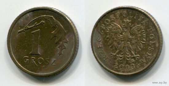 Польша. 1 грош (2003)