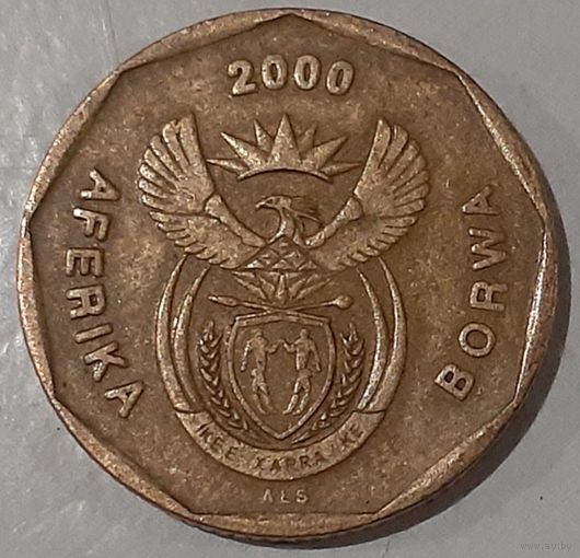 ЮАР 20 центов, 2000 "AFERIKA BORWA" по обоим сторонам (14-20-51)