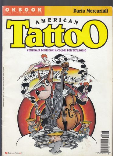 Американские Тату American Tattoo Альбом Журнал Каталог 1998 формат А4 66 стр