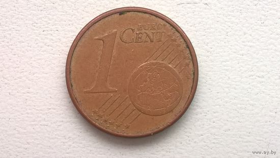 Германия 1 евроцент, 2002"J".