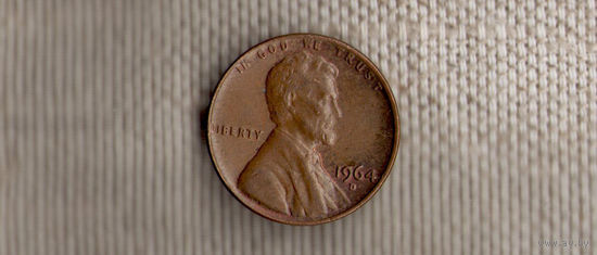 США 1 цент 1964/1964 D(Nw)