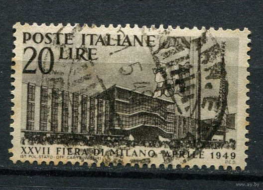 Италия - 1949 - 27-я Миланская ярмарка - [Mi. 771] - полная серия - 1 марка. Гашеная.  (Лот 73AC)