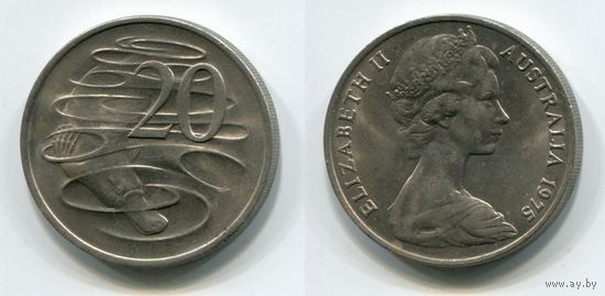 Австралия. 20 центов (1975, XF)