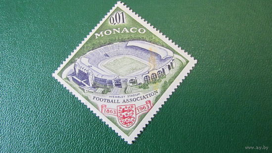 Монако 1963г. Здания 100-летие Футбольной ассоциации Англии