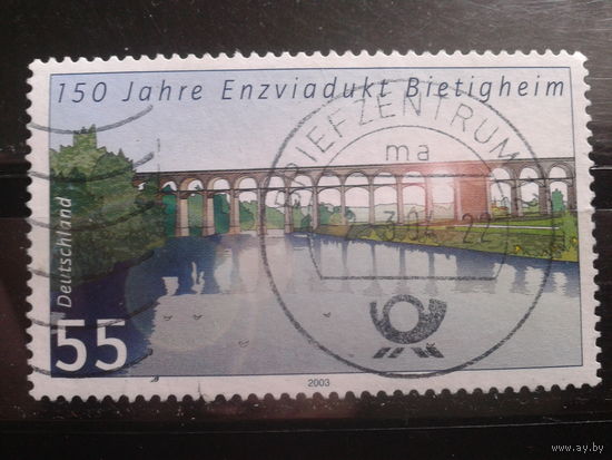 Германия 2003 мост Михель-1,1 евро гаш