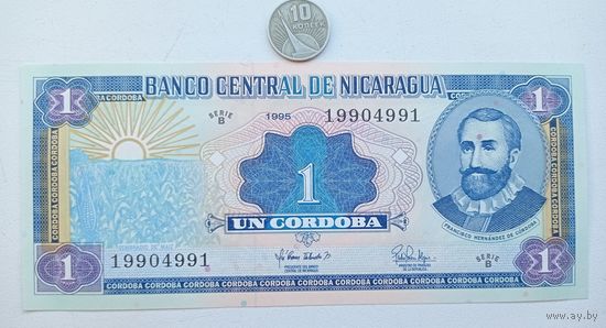 Werty71 Никарагуа 1 кордоба 1995 UNC банкнота
