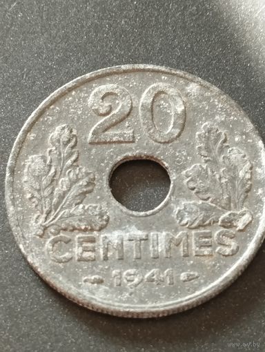 20 сантимов 1941