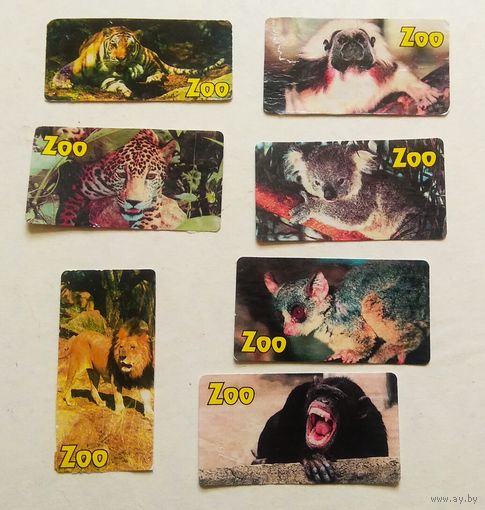 "Zoo". Наклейки от жвачки #9. Цена за одну наклейку (см. описание)