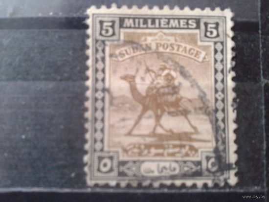 Судан, колония Англии 1948 Почтальон на верблюде Михель-0,9 евро гаш
