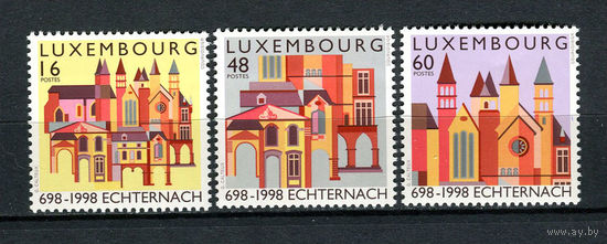 Люксембург - 1998 - 700-летие Аббатства Эхтернах - [Mi. 1456-1458] - полная серия - 3 марки. MNH.  (Лот 162AJ)