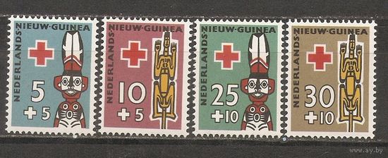 КГ Нидерландская Новая Гвинея 1958 Красный крест