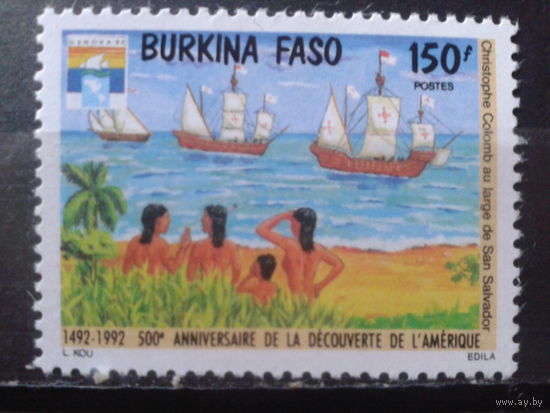 Буркина Фасо 1992 Прибытие Колумба в Америку**