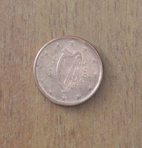 Ирландия - 1 евроцент - 2002