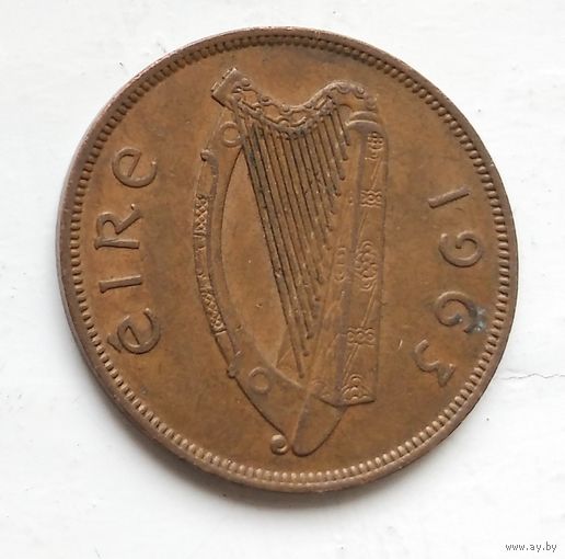 Ирландия 1 пенни, 1963 4-3-12