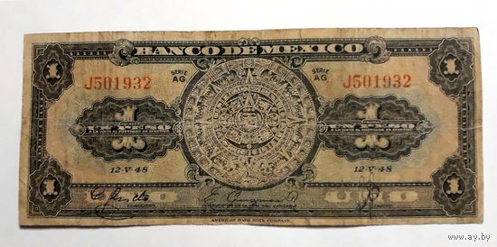 Мексика. 1 песо 1948 г.