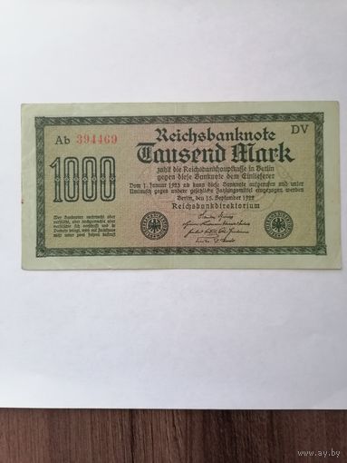 1000 марок 1922 года (3)