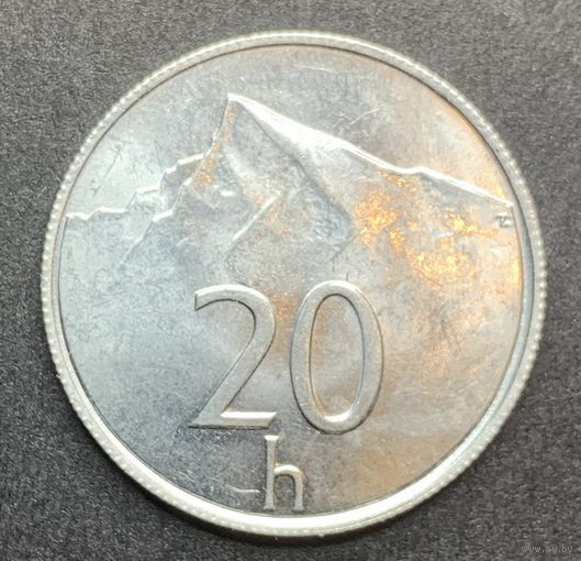 Словакия, 20 геллеров 1993г.