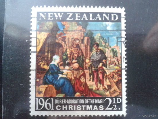Новая Зеландия 1961 Рождество, живопись Дюрер
