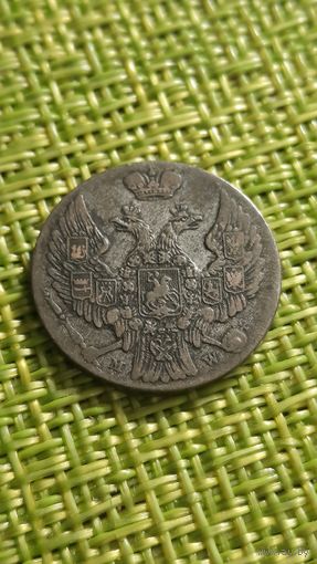 Польша 10 грошей 1840 г