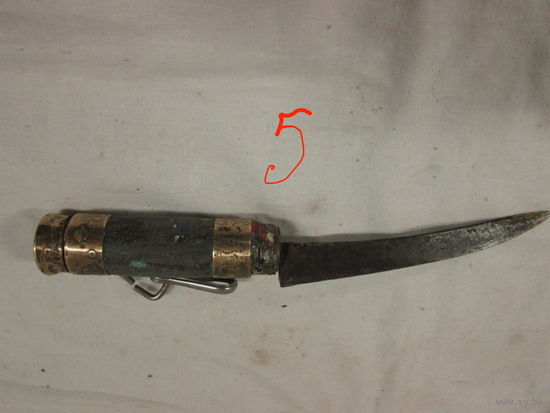 Нож ссср времен 1950-60Х.Бронзовая рукоятка.
