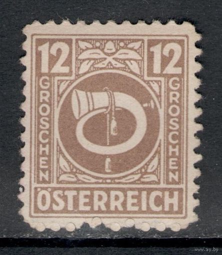 Австрия 1945 Стандарт. Почтовый рожок (Михель AT 728)