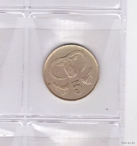 5 центов 1987 Кипр. Возможен обмен