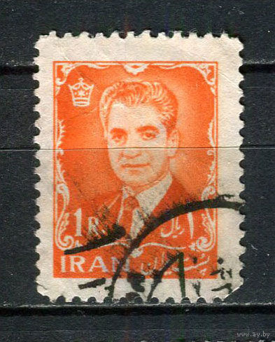Иран - 1962 - Шах Мохаммад Реза Пехлеви 1R - [Mi.1130] - 1 марка. Гашеная.  (LOT AQ49)