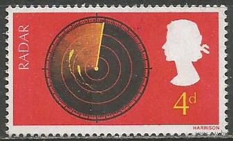 Британия. Радар Уотсон Ватта. 1967г. Mi#470.