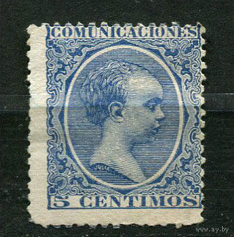 Испания (Королевство) - 1889 - Король Испании Альфонсо XIII - 5C - [Mi.190] - 1 марка. MH.  (Лот 108Q)