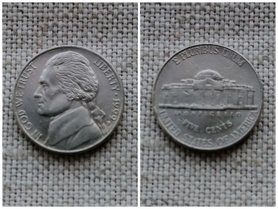 США 5 центов 1999P/ Jefferson Nickel