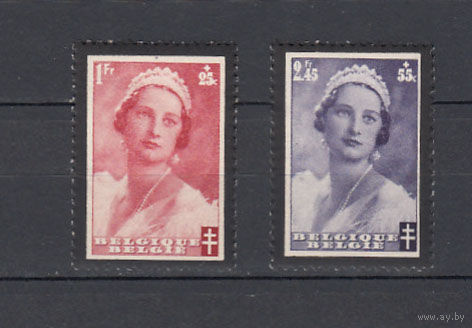 Бельгия. 1935. 2 марки. Michel N 412, 414 (13,0 е)