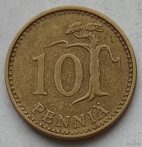 Финляндия 10 пенни 1972 г.