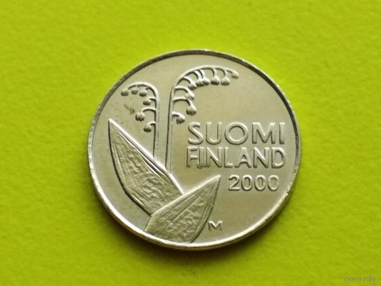Финляндия. 10 пенни 2000. Брак, выкрошка. Торг.