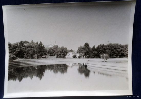 Фото. Минск. Вид на реку Свислочь. 1970-80 г. 13х18 см