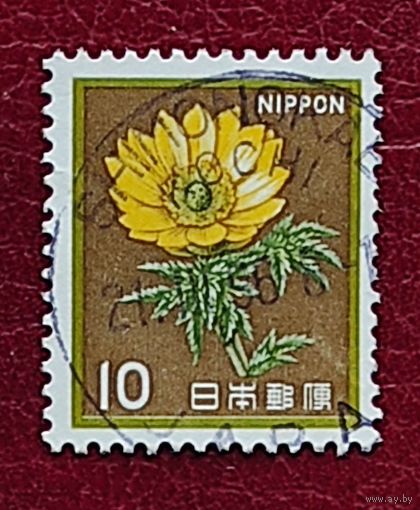 Япония, 1м гаш. цветы-15