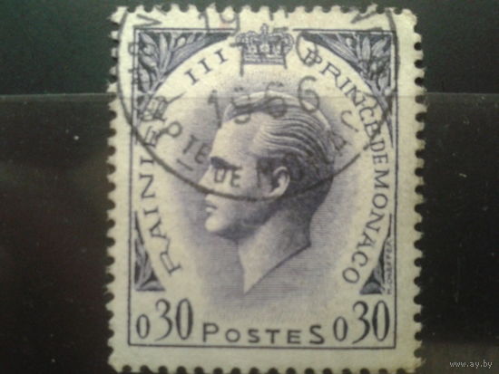 Монако 1960 князь Ренье 3  0,3фр