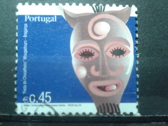 Португалия 2005 Стандарт, традиционная маска Михель-0,9 евро гаш