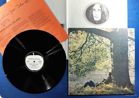 JOHN LENNON - Plastic Ono Band (винил LP JAPAN 1973)