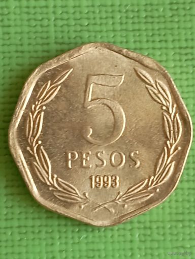 Чили 5 песо 1993