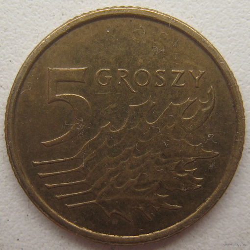 Польша 5 грошей 2013 г.