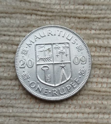 Werty71 Маврикий 1 рупия 2009