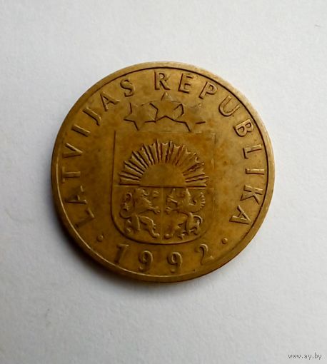 Латвия 10 сантимов 1992 г