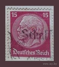 Второй  президент Германии Пауль фон Гинденбург. Германский Рейх.  Дата выпуска:1932-1934
