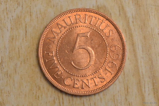 Маврикий 5 центов 1969
