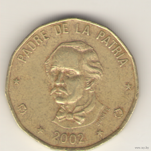 1 песо 2002 г.