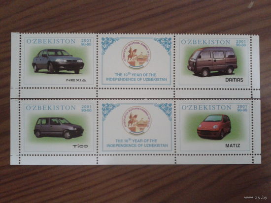 Узбекистан 2001 автомобили 2 сцепки