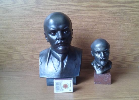Два бюста В.И.Ленина. Ск.Завалов. Лениниана. (возможен обмен)