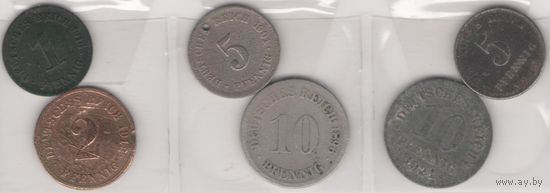 Монеты Германии (1896-1921). Возможен обмен