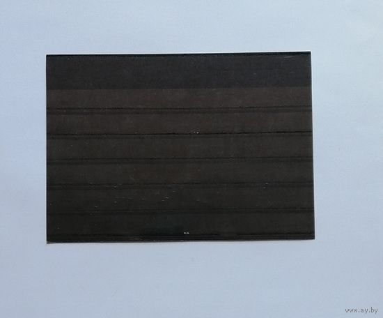 Карточка-кулиса ЛИСТ для хранения марок на 6 полосок с защитной пленкой (17 х 24 см) Черная